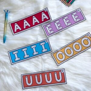 Fichas das Vogais Grátis