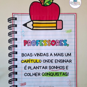 Painel Boas-Vindas Professores