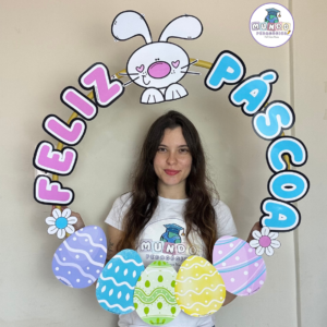 Bambolê Páscoa tema Coelho