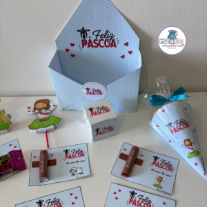 Kit Lembrancinhas Páscoa tema Jesus