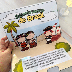 Livro 3D Descobrimento do Brasil