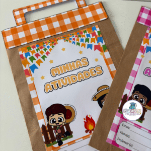 Kit Capas de Atividades - Tema Festa Junina