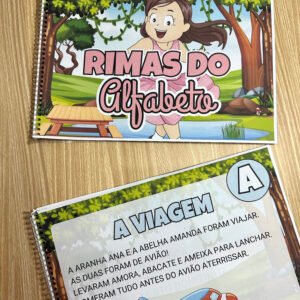 Rimas do Alfabeto - Bastão e Cursiva