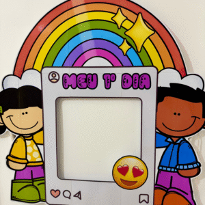 Moldura meu 1º dia de aula