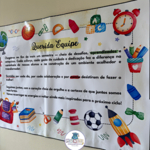 Painel Banner Querida Equipe