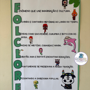 Painel Acróstico Folclore