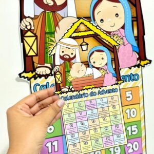 Calendário do Advento Presépio