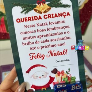 Cartões Despedida tema Natal