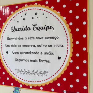 Kit Boas-vindas Querida Equipe 2 vermelho