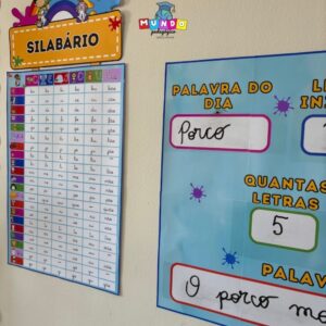 Silabário interativo - tema pintando o sete