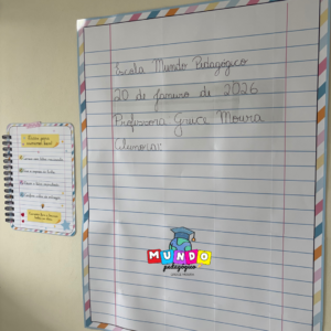 Painel Folha Pautada para Cabeçalho + Dicas para escrever bem