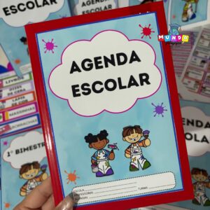Kit Organização de Caderno, Agenda e Sala - tema pintando o sete