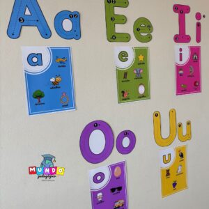 Vogais de parede + vogais ilustradas