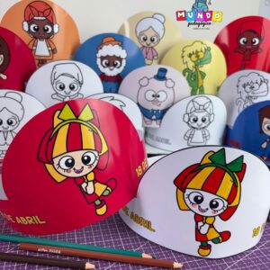 Kit Coroas Dia Nacional do Livro Infantil