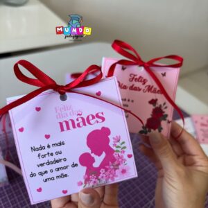 Lembrancinha Tag para bombom Dia das Mães