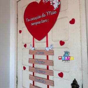 Placa de Porta Dia das Mães