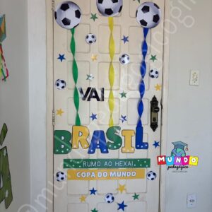 Painel de Porta Rumo ao Hexa - Copa do Mundo