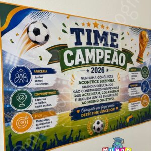 Kit Encerramento Equipe - Time campeão