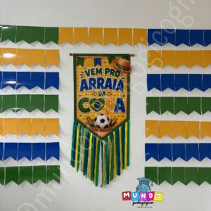 Painel Vem pro Arraiá da Copa - Copa do mundo