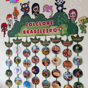 Painel Informativo Folclore Brasileiro