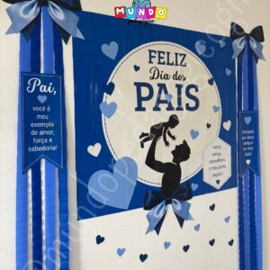 Painel Dia dos Pais - laços 3D