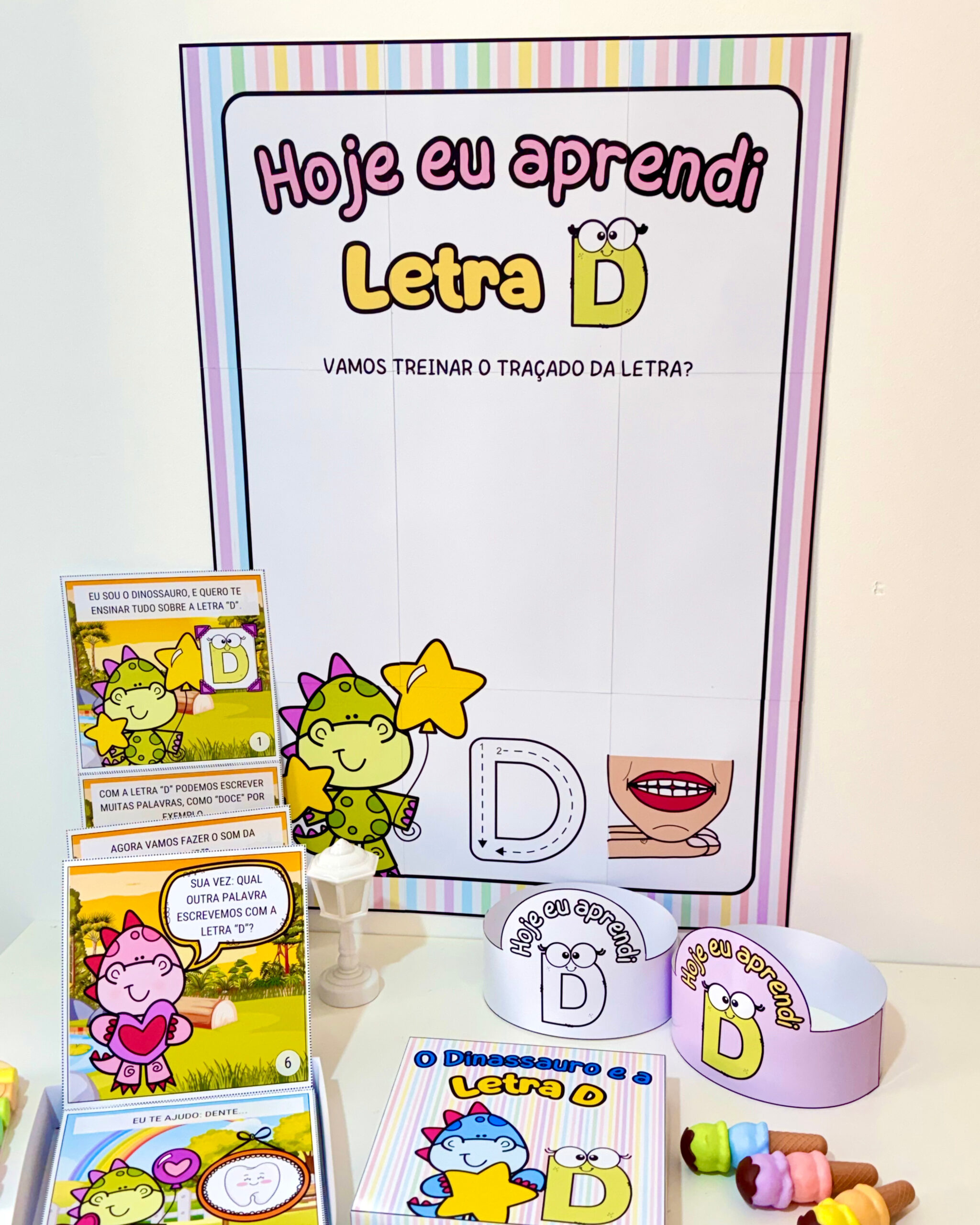 História e cartaz da letra D