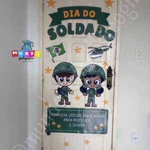 Painel de porta Dia do Soldado