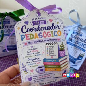 Porta bombom Dia do Coordenador Pedagógico