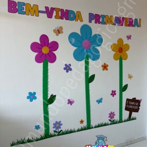 Painel Bem-vinda Primavera
