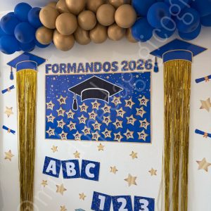 Kit Formatura ABC Azul