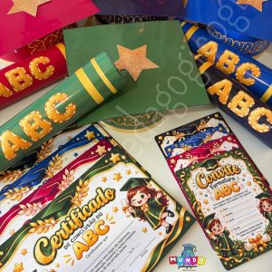 Combo Capelo + Canudo Formatura ABC 2026